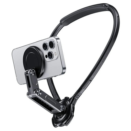 G02S Magnetic Neck Phone Holder for POV Vlogging First-Person Perspective Filming Silicone Neckband Bracket - 1
