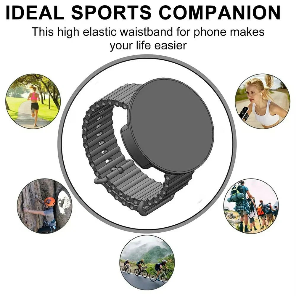 Magnetic Wrist Phone Holder for Live Streaming Outdoor Photography Portable Cellphone Stand - 4