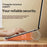 0022 Portable Aluminum Laptop Stand Desktop Riser Cooling Pad Foldable Storage Ergonomic Design for Home / Office - Silver - 4