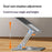 0031 Rotating Laptop Stand Adjustable Height Angle Metal Desk Cooling Rack for Notebook / Tablet - White - 7