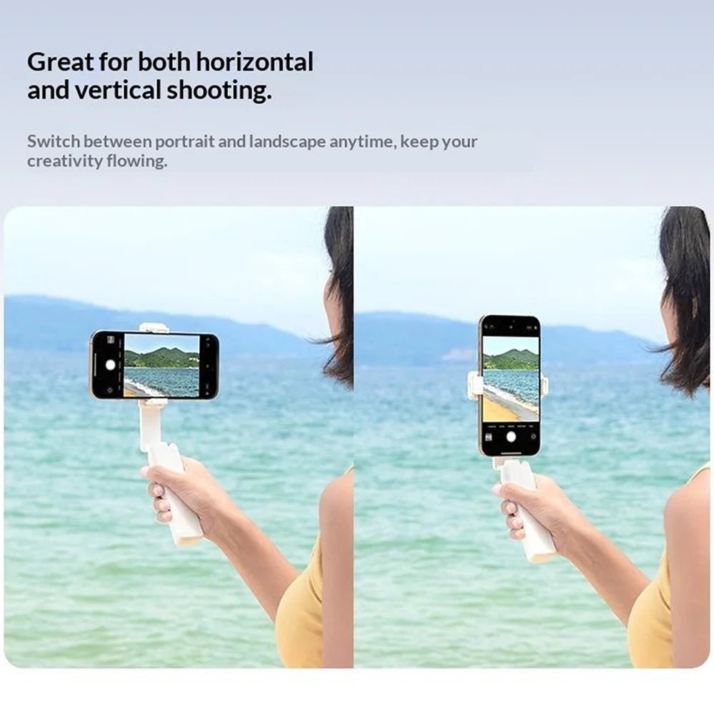 I10 Ultra Mini Portable Bluetooth-Compatible Selfie Stick 360° Rotation Anti-Shake Telescopic Phone Tripod For Travel Photography - White - 5