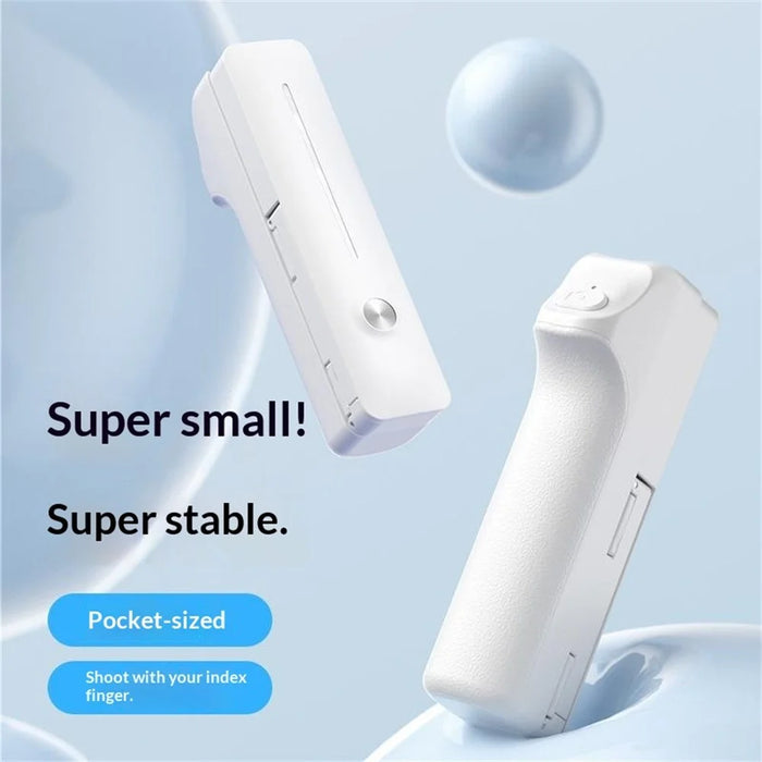 I6 Mini Bluetooth-Compatible Handheld Selfie Stick 360° Rotation Selfie Tool for Outdoor Photography - White - 2