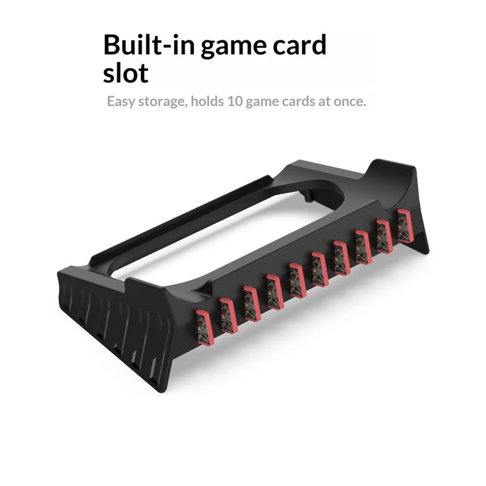 PGTECH GP-395 For Nintendo Switch OLED / Switch 2 Game Console Storage Rack Horizontal Stand with 10 Game Card Slot - 5
