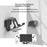 PGTECH GP-608 For Asus ROG Ally/Nintendo Switch 2 Wall Mount Storage Rack Game Console Desktop Display - 2