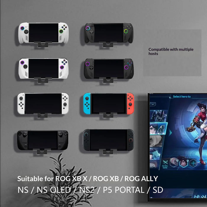 PGTECH GP-608 For Asus ROG Ally/Nintendo Switch 2 Wall Mount Storage Rack Game Console Desktop Display - 3