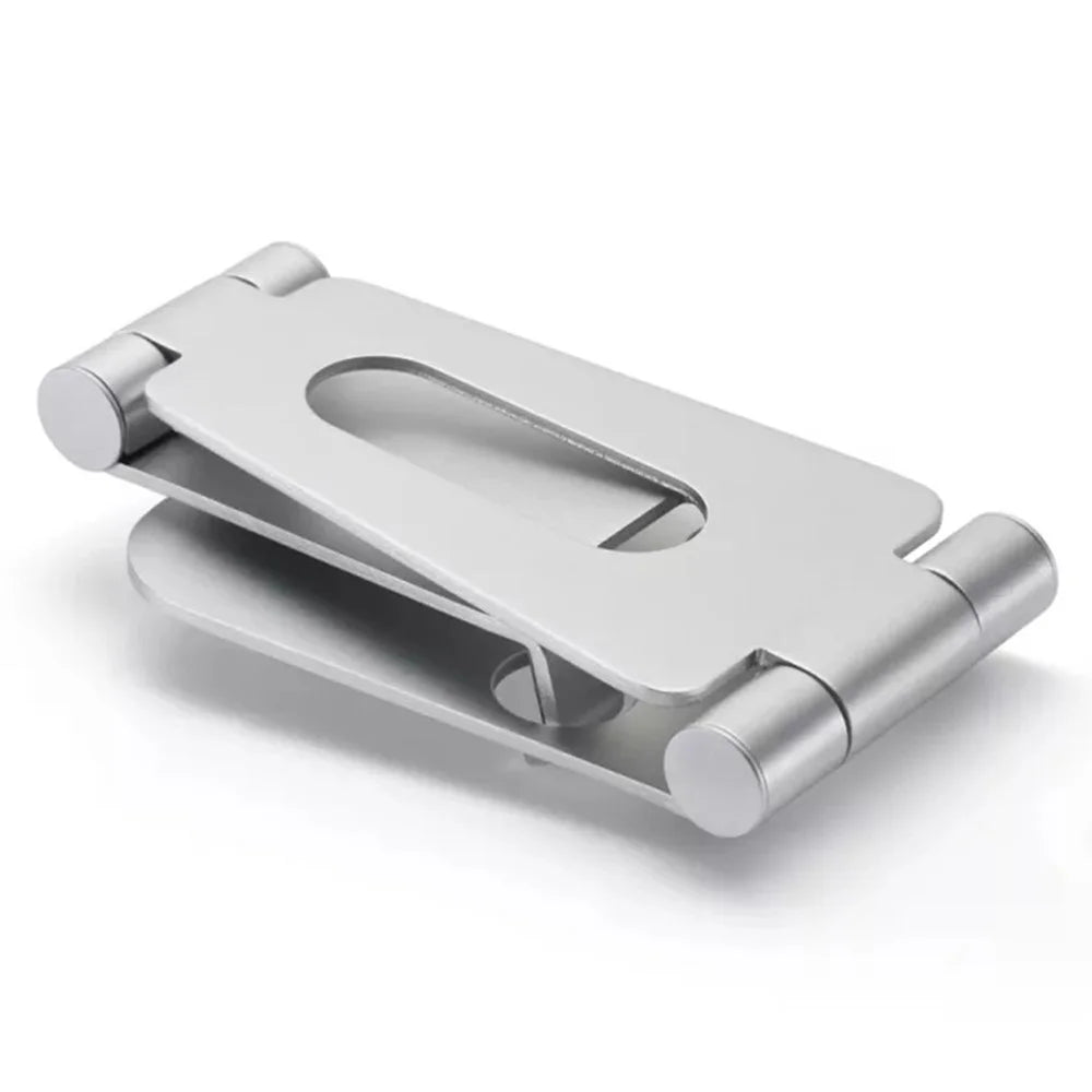 Aluminum Alloy Folding Mobile Phone Holder Portable Angle Adjustable Desktop Tablet Stand - 7