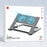 XUNDD XDHO-082 Laptop Cooling Stand with Dual Fans RGB Lighting Foldable Notebook Bracket - Grey - 7
