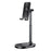 T19 Phone Tablet Stand Adjustable Height  /  Angle Desktop Holder for Watching Videos  /  Office  /  Live Streaming - Black - 1
