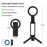 8mm Ultra Thin Magnetic Phone Stand Foldable Tripod Adjustable Angle Desktop Cellphone Holder - Black - 2