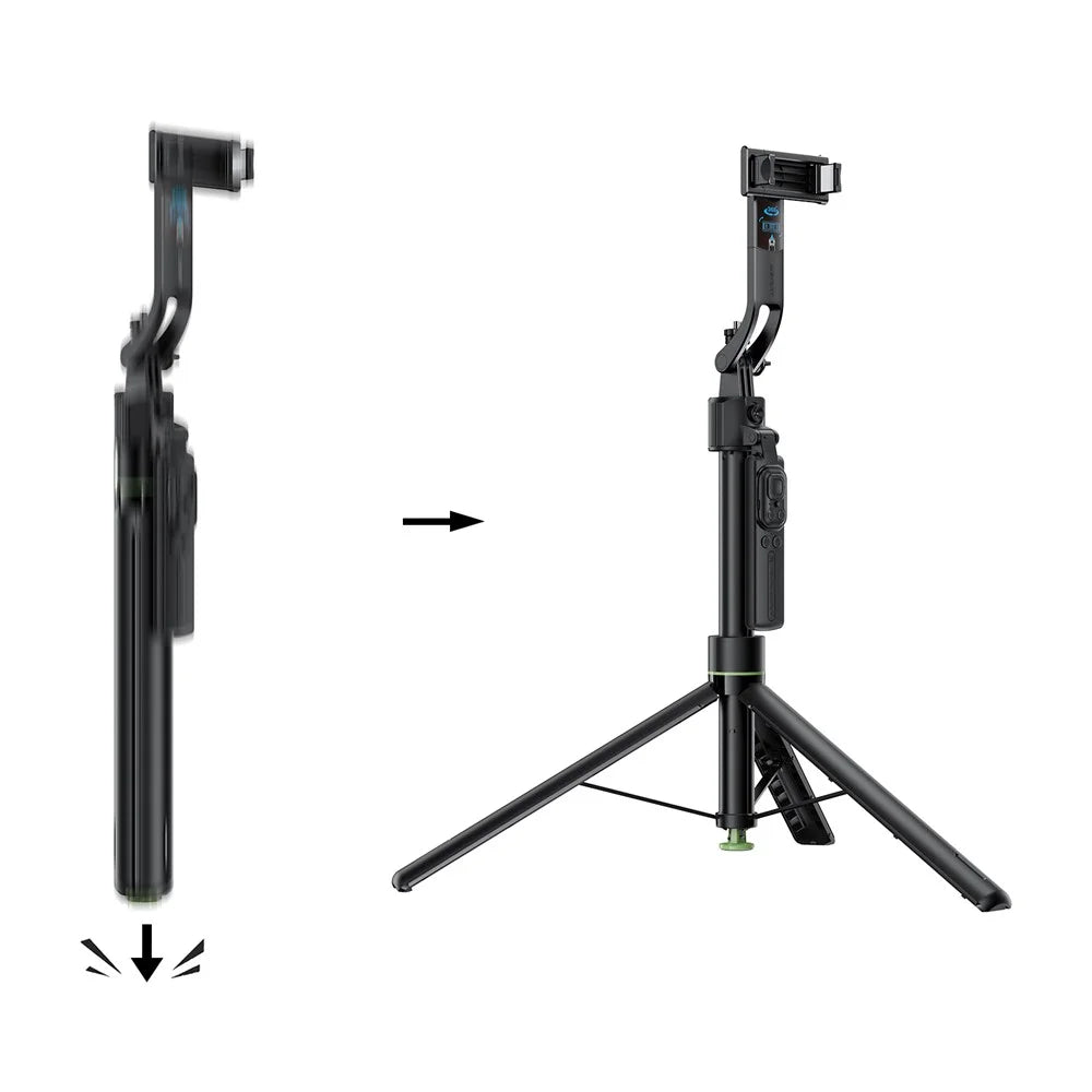 ACEFAST E41 Telescopic Selfie Stick with Automatic Tripod Face Tracking Remote Control - 7