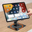 MT1312 360 Degree Rotating Carbon Steel Desktop Foldable Tablet Stand Dual Axis Adjustable Phone Holder - Grey - 2