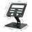 MT1312 360 Degree Rotating Carbon Steel Desktop Foldable Tablet Stand Dual Axis Adjustable Phone Holder - Grey - 7