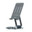 AZEADA PD-T02 360 Degree Rotating Tablet Stand Aluminum Adjustable Desktop Phone Holder - Midnight Blue - 1