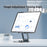 AZEADA PD-T02 360 Degree Rotating Tablet Stand Aluminum Adjustable Desktop Phone Holder - Midnight Blue - 5