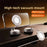 K10 Foldable Magnetic Phone Stand with Clock Adhesive Base 360 Degree Rotating Dashboard Cellphone Holder - 4