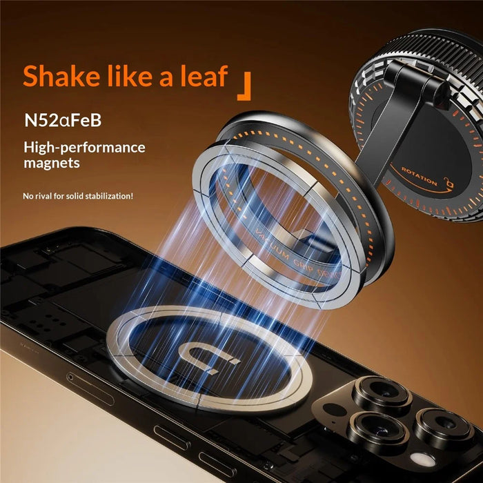 K09 Dashboard Suction Cup Car Phone Holder Magnetic Vacuum Mount Stand for Smartphones Navigation Support - 5