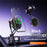 K13 15W Wireless Charging Car Phone Stand Magnetic Mount Holder 360° Rotation Dashboard for Navigation - Titanium Grey - 3