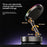K13 15W Wireless Charging Car Phone Stand Magnetic Mount Holder 360° Rotation Dashboard for Navigation - Titanium Grey - 6