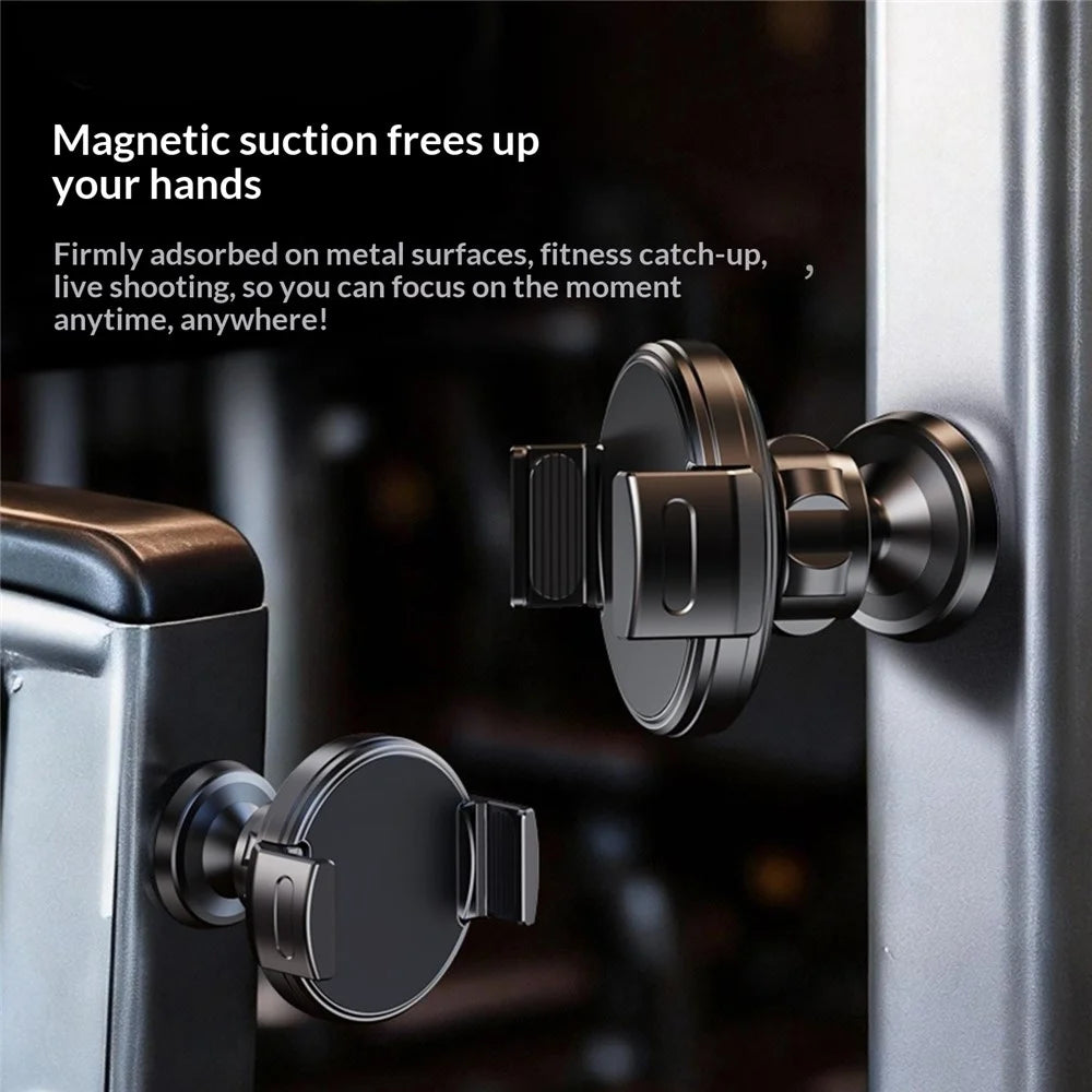 Z23 Magnetic Phone Stand Compatible with MagSafe Clip-on Holder for Fitness Gym Running Machine Live Streaming - 2