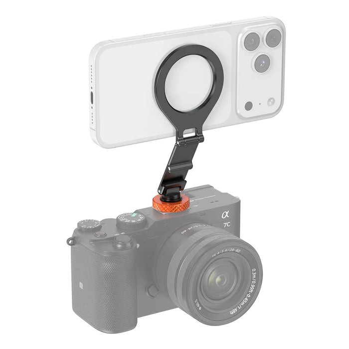 VRIG MG-40 Action Camera Mount Magnetic Phone Stand Foldable Cellphone Holder with Cold Shoe Mount 1 / 4 Screw Hole - A0301-MG / 40 - 2