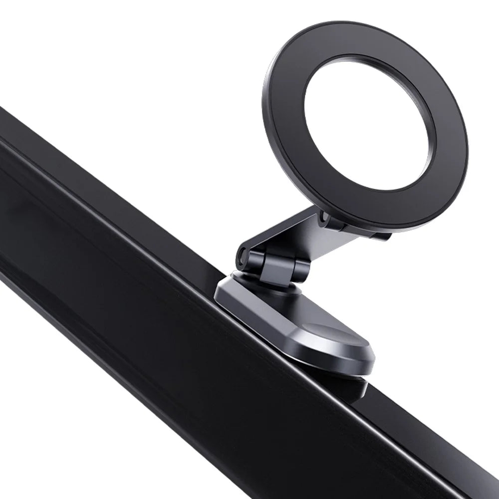 Z20 Dual-sided Magnetic Phone Stand Foldable Aluminum Desktop Holder 360 Degree Rotation Adjustable Mount for iPhone 17  /  16  /  15  /  14  /  Galaxy - Grey - 2