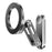 Z21 Dual-Sided Magnetic Phone Stand Foldable Aluminum Alloy 360 Degree Adjustable Double Sided Phone Holder for iPhone 17  /  16  /  15  /  14  /  Galaxy - Grey - 3