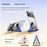 T11 Multifunctional Keychain Mini Phone Stand Foldable Aluminum Desktop Holder Portable Mobile Support Bracket - Orange - 4