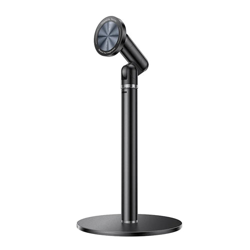 YESIDO C303 Desktop Phone Stand Adjustable Height Magnetic Mount Cellphone Holder for Live Streaming - Black - 1