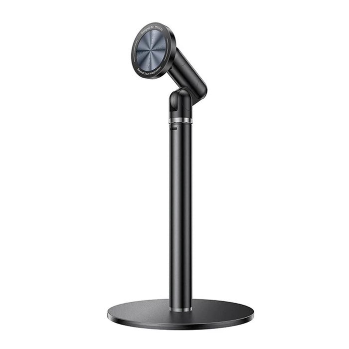YESIDO C303 Desktop Phone Stand Adjustable Height Magnetic Mount Cellphone Holder for Live Streaming - Black - 1