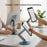 YESIDO C302 Desktop Tablet Stand 360 Degree Rotation 3-Axis Foldable Phone Holder Bracket - Black - 3