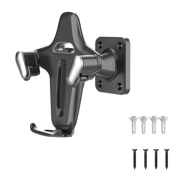 Wall Mount Phone Holder 360 Degree Adjustable Phone Stand for 4.7-7.2 Inch Smartphones - 1