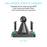 Wall Mount Phone Holder 360 Degree Adjustable Phone Stand for 4.7-7.2 Inch Smartphones - 6