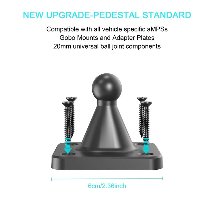 Wall Mount Phone Holder 360 Degree Adjustable Phone Stand for 4.7-7.2 Inch Smartphones - 6