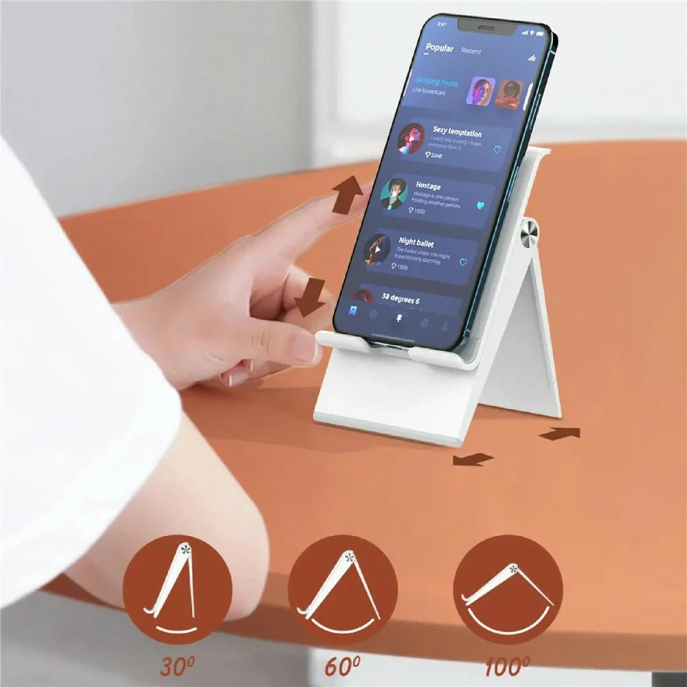 LDNIO MG07 Foldable Desktop Phone Tablet Stand Adjustable Height Anti-slip Portable Holder for 4.7-12 Inch Devices - White - 2