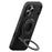 AULUMU G09 Magnetic Ring Stand 360° Rotating Finger Loop Dual-Axis Design Phone Holder Grip - Black - 2
