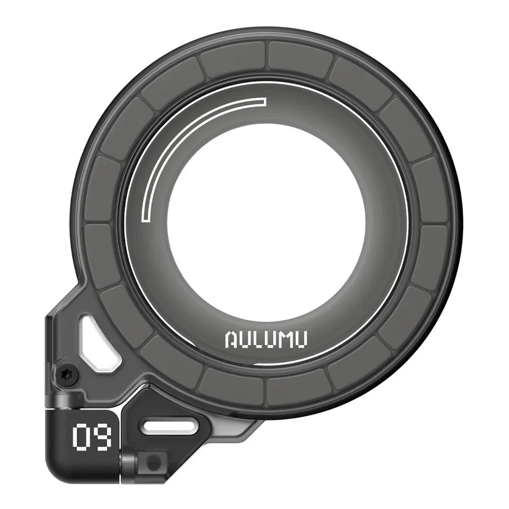 AULUMU G09T Magnetic Phone Stand 360-Degree Rotation Z-Axis Design Ring Holder Phone Ring Grip - Grey - 1