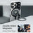 AULUMU G09T Magnetic Phone Stand 360-Degree Rotation Z-Axis Design Ring Holder Phone Ring Grip - Grey - 6