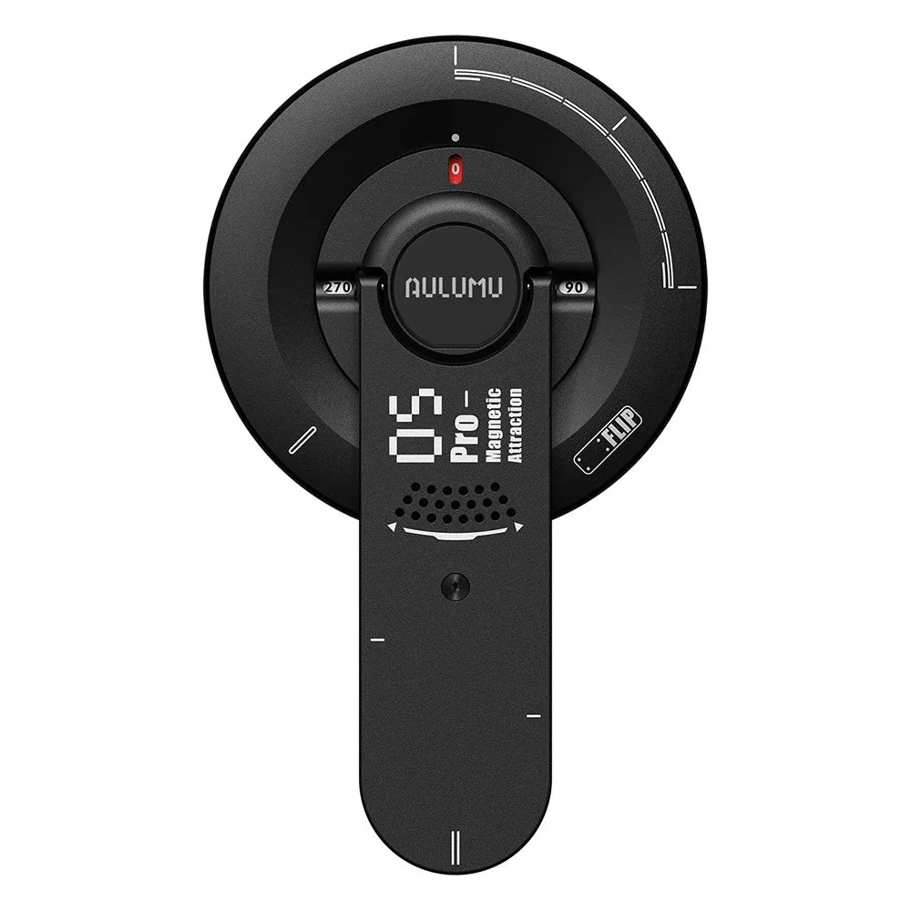 AULUMU G05 Pro 8-in-1 Magnetic Phone Stand Multi-Tool Kit Aluminum Alloy 360° Rotation Phone Grip - Black - 2