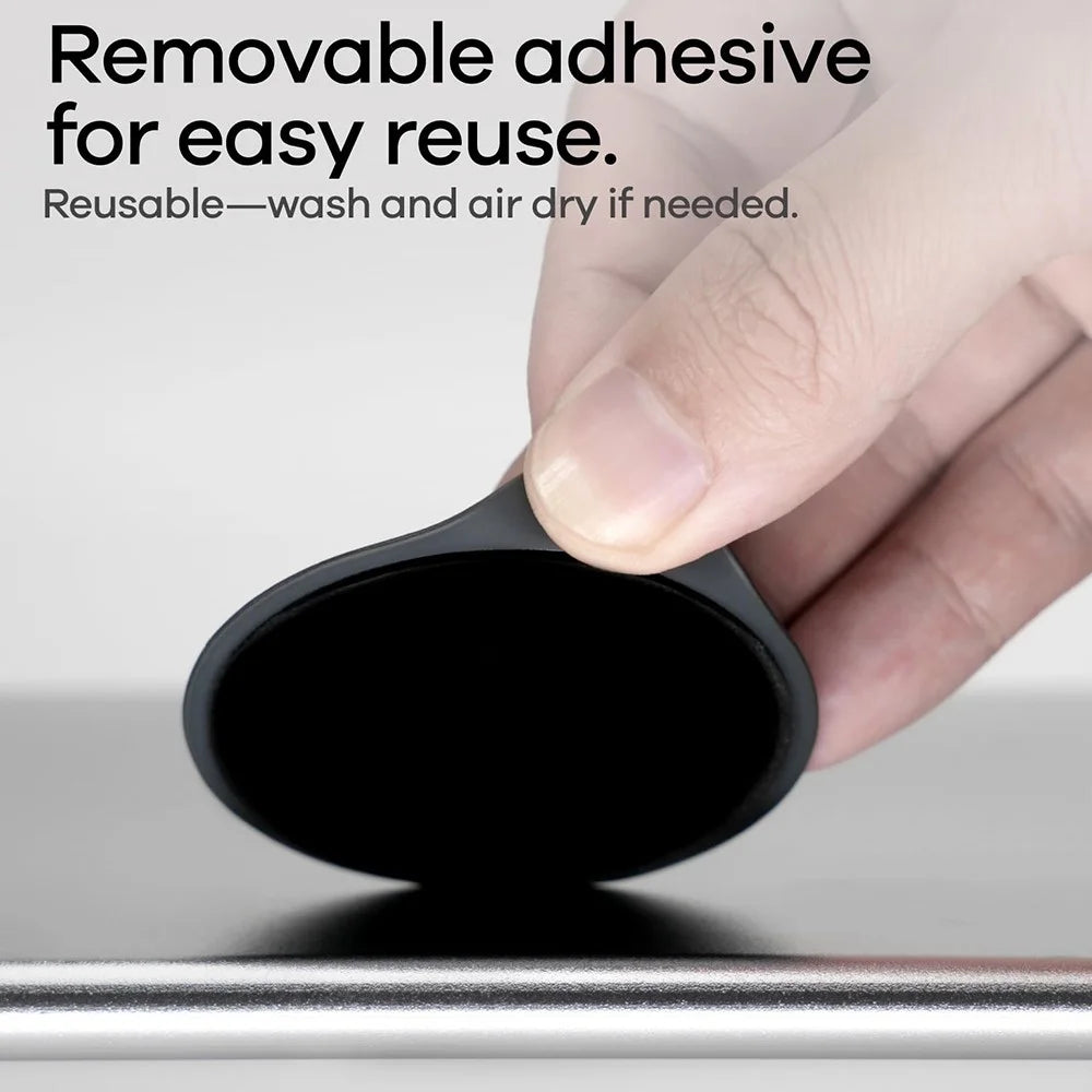 AULUMU AC01 Magnetic Pad Ultra-thin Reusable Phone Sticker for Car Dashboard Kitchen Wall - Grey - 2