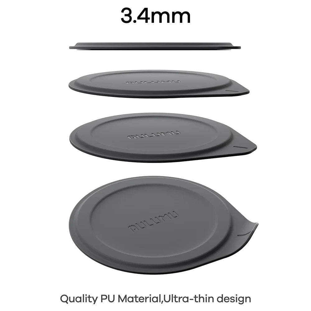 AULUMU AC01 Magnetic Pad Ultra-thin Reusable Phone Sticker for Car Dashboard Kitchen Wall - Grey - 4