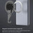Multi-functional Magnetic Phone Stand Hook 360° Rotation Foldable Phone Ring Holder Buckle for iPhone Android - Black - 3