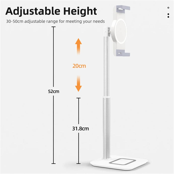 Desktop Mobile Phone Tablet Holder Live Broadcast Bracket Height Adjustable Aluminum Alloy Stand - 7