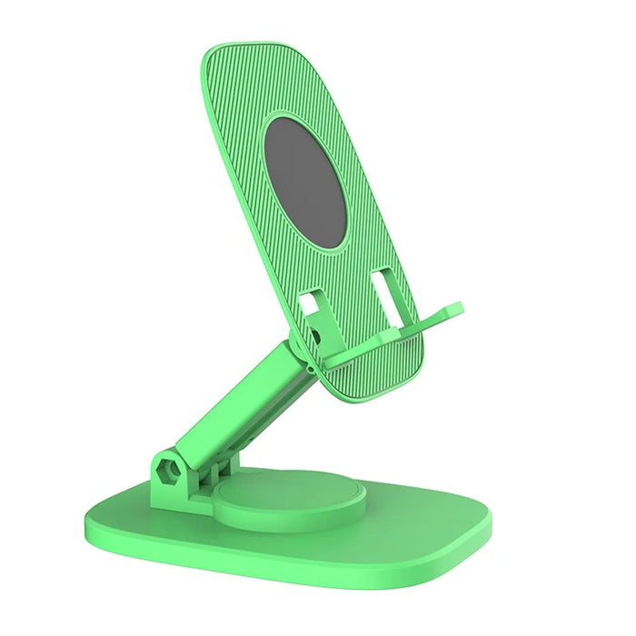 For 4-7.2inch Mobile Phone Holder Portable Desktop Stand Adjustable Folding Bracket - Green - 2