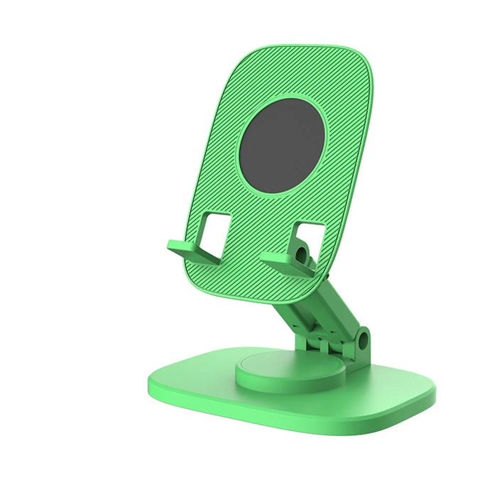 For 4-7.2inch Mobile Phone Holder Portable Desktop Stand Adjustable Folding Bracket - Green - 3