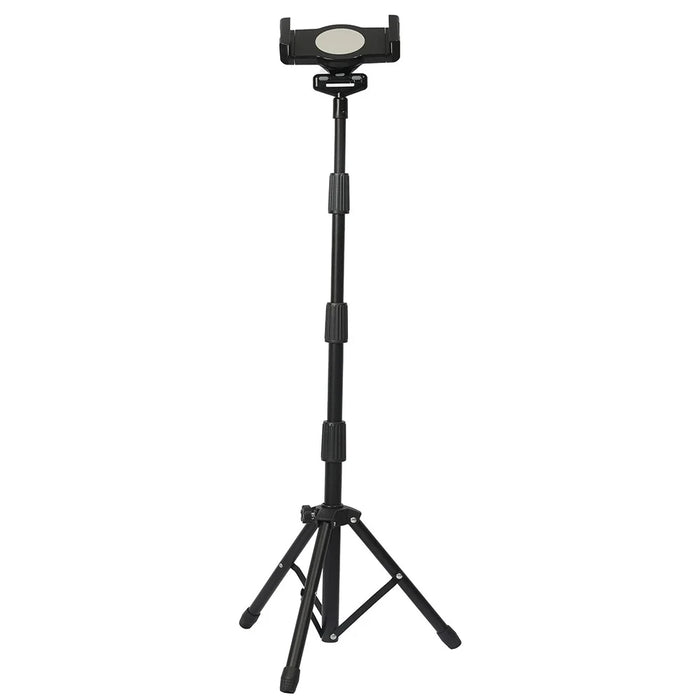 Universal Mobile Phone Tablet Holder Floor Stand 360 Degree Rotating Retractable Tripod Bracket, Thicken Version - 3