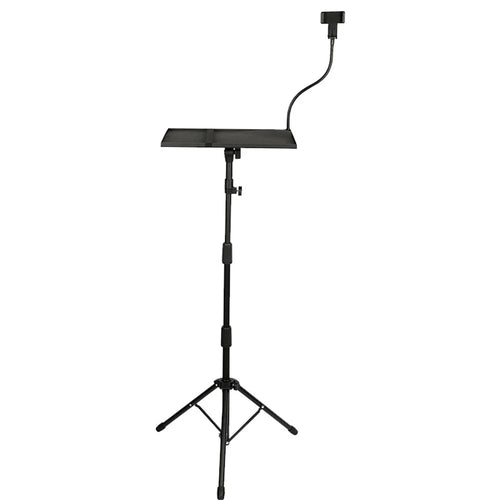 JYX-560 Laptop Metal Tripod Stand Adjustable Floor Holder with Flexible Phone Clamp for Projector Speaker - 1