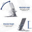 Metal Folding Desktop Phone Holder Portable Multi-Angle Adjustable Stand for Under 12 inches Tablets - Grey - 2