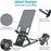 Metal Folding Desktop Phone Holder Portable Multi-Angle Adjustable Stand for Under 12 inches Tablets - Grey - 5