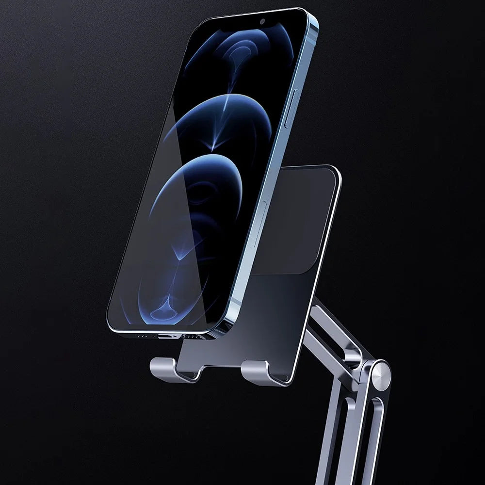 YOOBAO L08 Aluminum Alloy Desktop Bracket Universal 360 Degree Rotatable Mobile Phone Tablet Holder Stand - Silver - 5