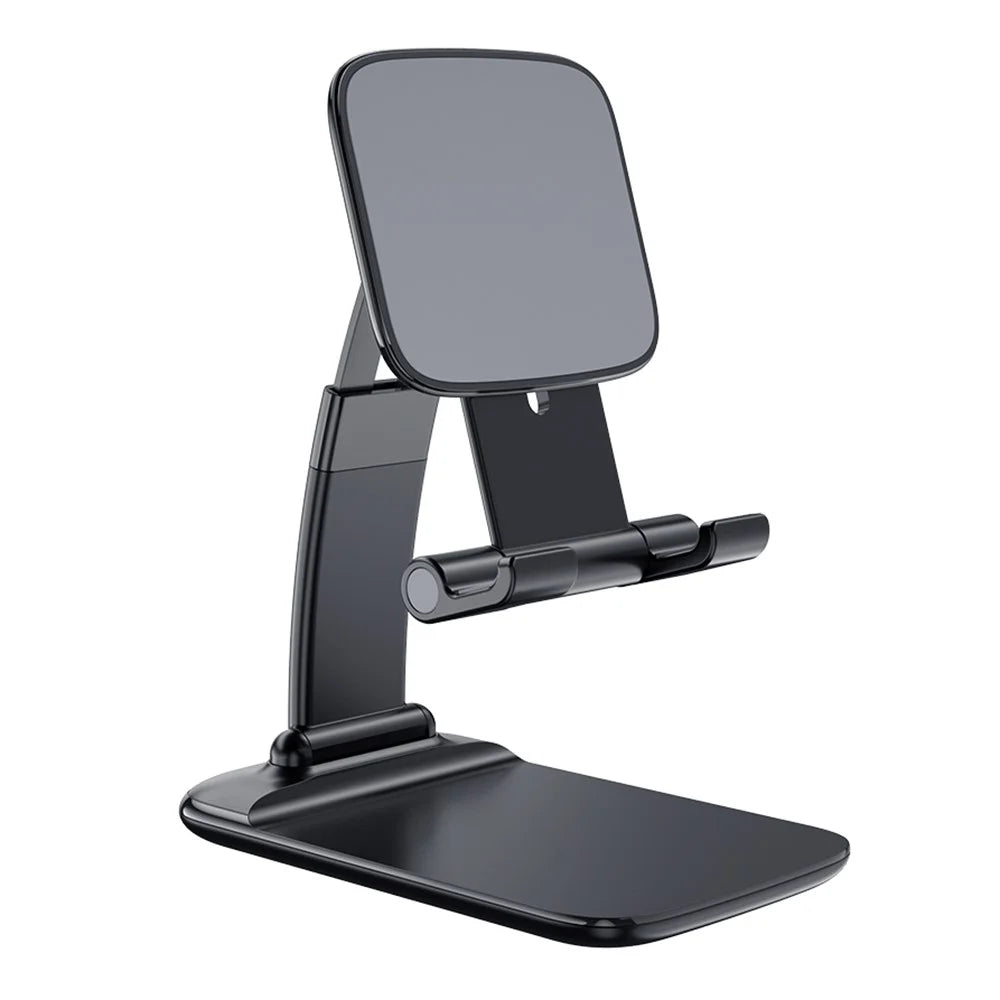 ESSAGER 45 Degree Desktop Cellphone Stand Stretchable Arm Folding Tablet Bracket - Black - 1